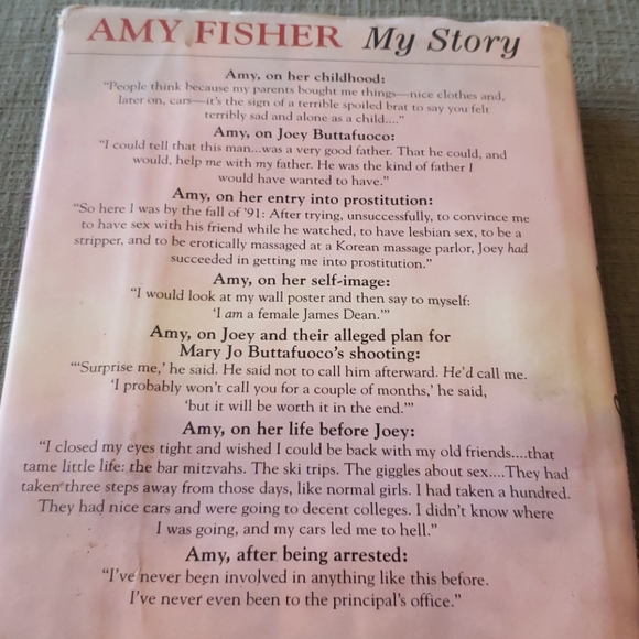 1992 Attemped Murder -Book - Amy Fisher "My Story" - Picture 2 of 3